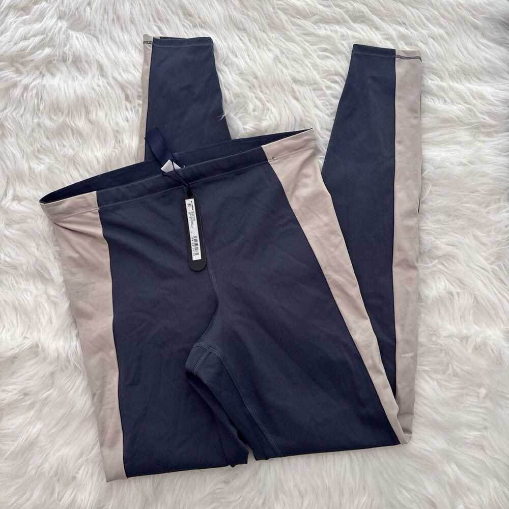 Nike Skims Matte Shine Mix Leggings 29” Deep Royal Stone Size Medium